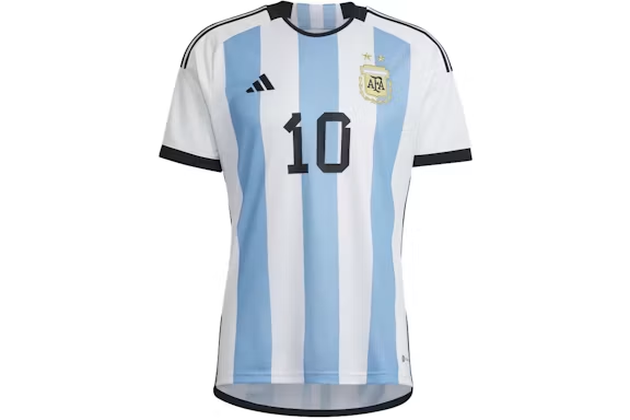 adidas Argentina 22 Messi Home Jersey White/Light Blue