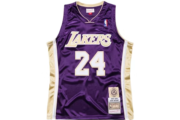 Kobe Bryant HOF NBA Authentic Jersey Purple