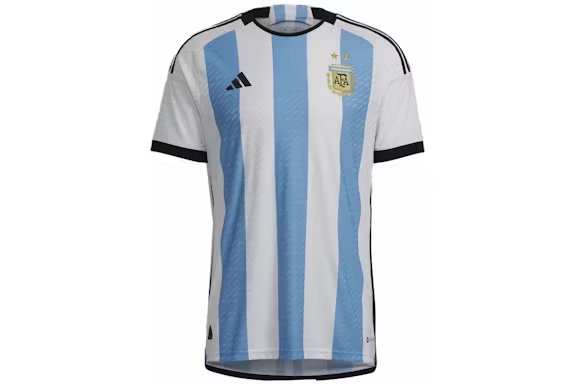 adidas Argentina 2022 Authentic Home Jersey White/Light Blue