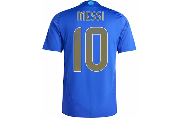 adidas Argentina 2024/25 Messi Away Authentic Jersey Lucid Blue/Blue Burst