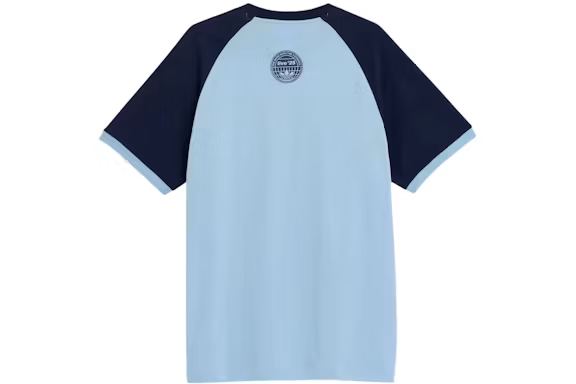 adidas x Oasis Tour 3-Stripes T-Shirt Clear Sky/Night Indigo