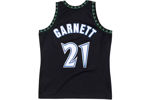 Minnesota Timberwolves Alternate 1997-98 Kevin Garnett Swingman Jersey Black