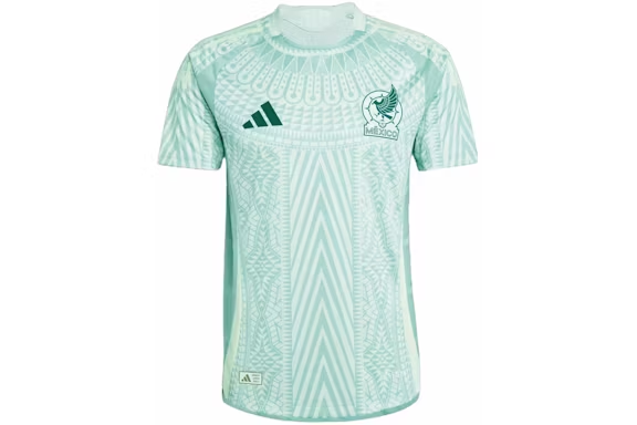 adidas Mexico 2024 Away Authentic Jersey Linen Green