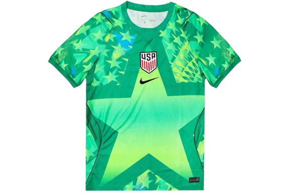 Nike USMNT 2026 Dri-Fit Stadium Goalkeeper Soccer Replica Jersey Stadium Green/Black/Black