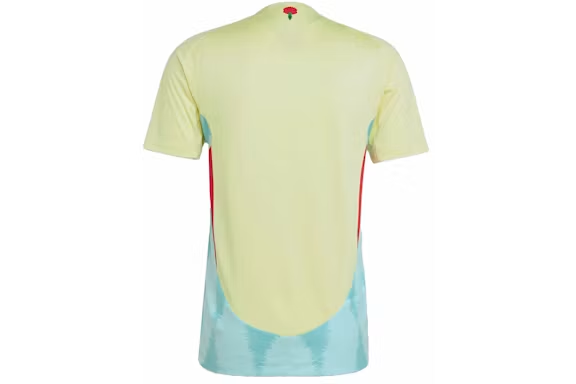 adidas Spain 2024 Away Authentic Jersey Pulse Yellow/Halo Mint