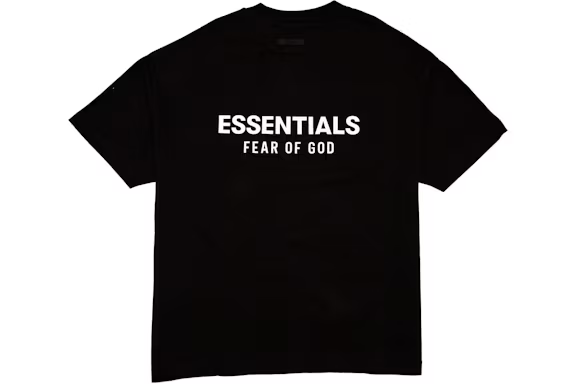 Fear of God Essentials Jersey Crewneck T-Shirt Black