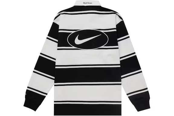 Supreme Nike Stripe Rugby Black