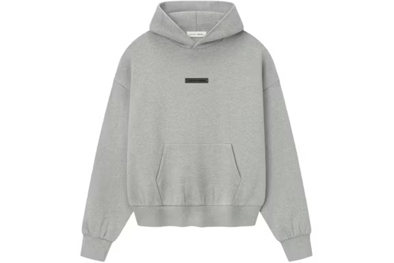 Fear of God Essentials Classic Fleece Hoodie Concrete Heather