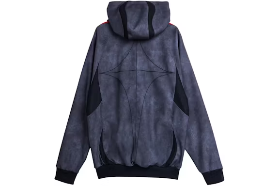 adidas x Thug Club Teamgeist Faux Leather Jacket Black/Antique Silver