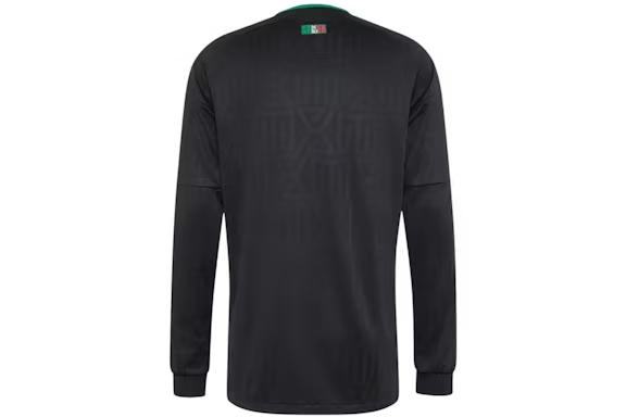 adidas Mexico 26 Third Authentic Long Sleeve Jersey Black