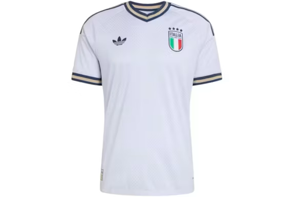 adidas Italy 26 Away Authentic Jersey Aeroblue