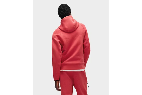 Nike Sportswear Tech Fleece Windrunner Full-Zip Hoodie Light University Red Heather/Black