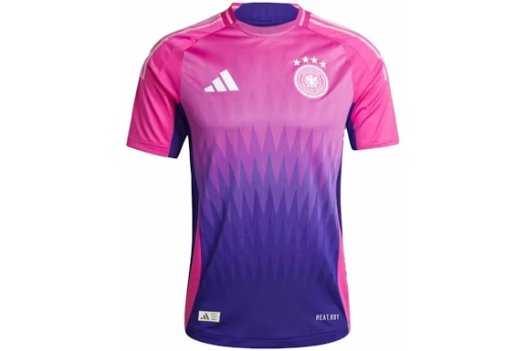 adidas Germany 2024 Away Authentic Jersey Semi Lucid Fuchsia/Team College Purple