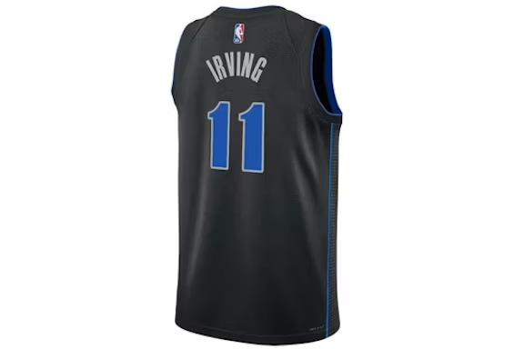 Nike Kyrie Irving Dallas Mavericks Dri-Fit Jersey Black