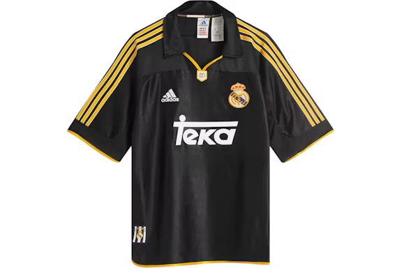 adidas Real Madrid 99/00 Away Jersey Black