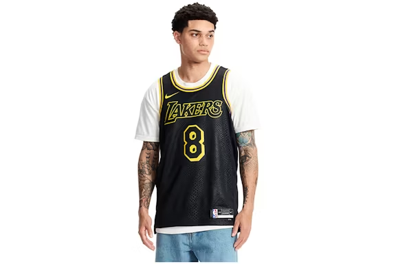 Nike Kobe Mamba Mentality Los Angeles Lakers City Edition Swingman Jersey (FW23) Black