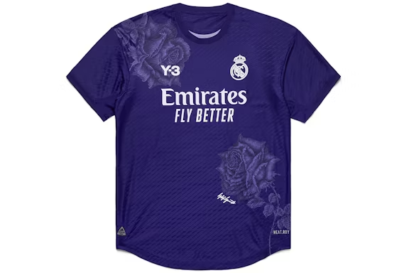 adidas Y-3 Real Madrid 23/24 Special Edition Trikot Authentic Jersey Dark Purple