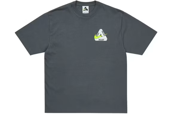 Palace x Nike Tri Swoosh T-Shirt Charcoal