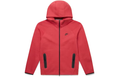 Nike Sportswear Tech Fleece Windrunner Full-Zip Hoodie Light University Red Heather/Black