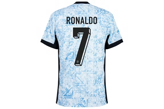 Nike Portugal 2024/25 Ronaldo Match Away ADV Authentic Jersey Sail/University Blue/Pitch Blue/Pitch Blue