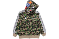 adidas x BAPE Relaxed Fit Track Camo Shark Full Zip Hoodie Green