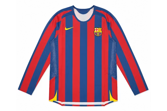 Nike FC Barcelona Re-Issue 2005/06 Ronaldinho #10 Home Jersey Multicolor
