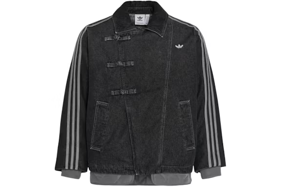 adidas New Year Edition Jacket Black Denim Style