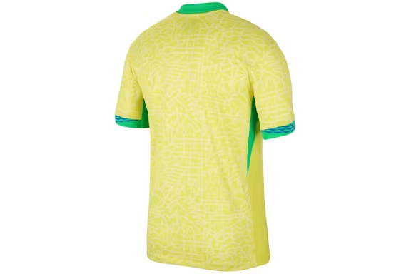 Nike Brazil 2024 Stadium Home Replica Jersey Dynamic Yellow/Lemon Chiffon/Green Spark
