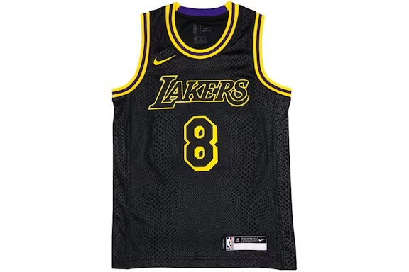 Nike Kids Los Angeles Lakers Kobe Bryant Black Mamba Swingman Jersey Black/Gold