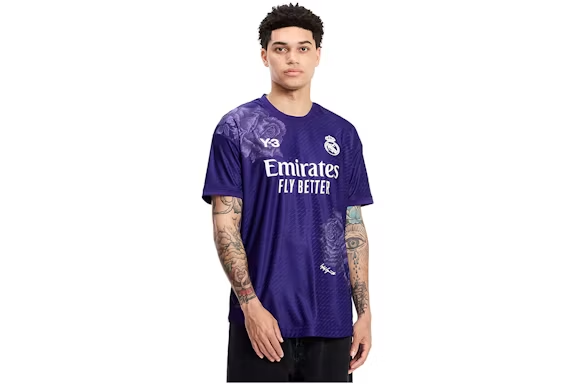 adidas Y-3 Real Madrid 23/24 Special Edition Trikot Authentic Jersey Dark Purple