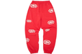 Corteiz x Denim Tears Island Wreath Sweatpant Red
