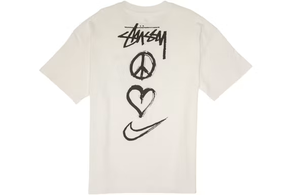 Nike x Stussy Peace, Love, Swoosh T-shirt  White