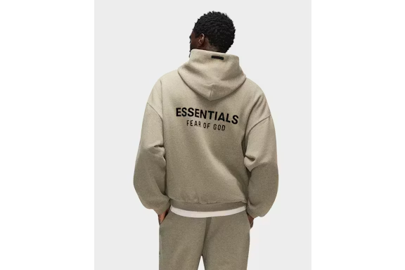 Fear of God Essentials Fleece Hoodie Heather Gray