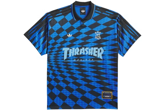 adidas x Thrasher Argentina Jersey Black/Blue