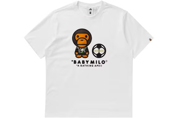 adidas x BAPE SSL Milo Tee White