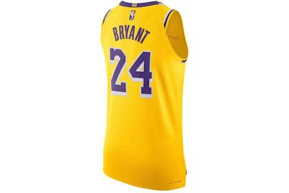 Nike LA Lakers Kobe Bryant #24 Leave A Legacy Jersey Yellow