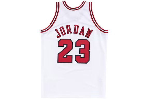 Chicago Bulls Home 1997-98 Michael Jordan Authentic Jersey White
