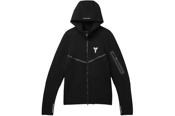 Nike Kobe Bryant Tech Fleece Windrunner Full Zip Jacket Black/White