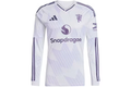 adidas 25/26 Long Sleeve Away Jersey Manchester United White