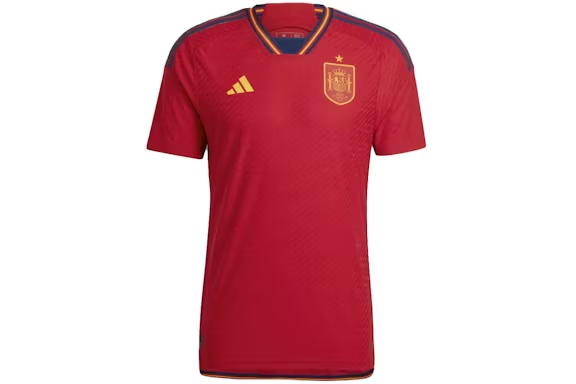 adidas Spain 22 Home Authentic Jersey Team Power Red/Team Navy Blue