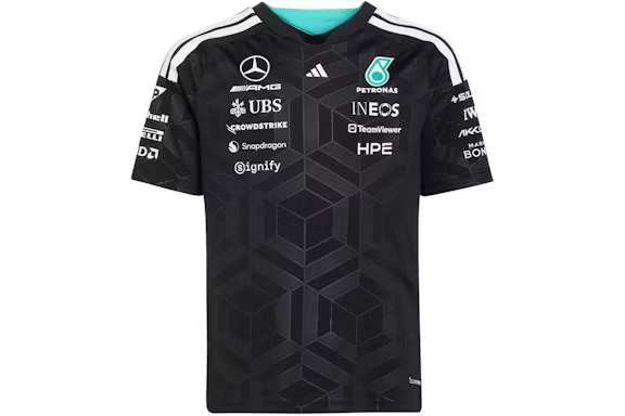 adidas Mercedes AMG Petronas Formula 1 Team Driver Jersey Black