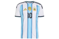 adidas Argentina 26 Home Authentic Messi Jersey White/Icey Blue/Light Blue