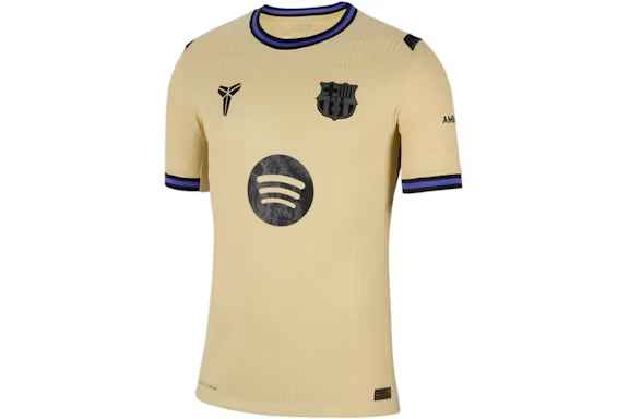 FC Barcelona x Kobe Bryant 2025/26 Player's Edition Authentic Jersey Yellow