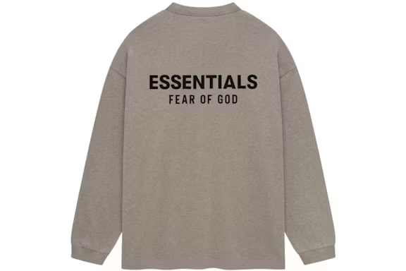 Fear of God Essentials Jersey Long Sleeve T-Shirt Heather Gray
