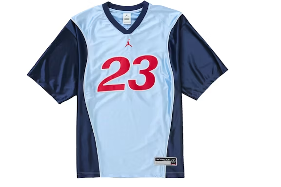 Supreme Jordan Warm Up Jersey Light Blue