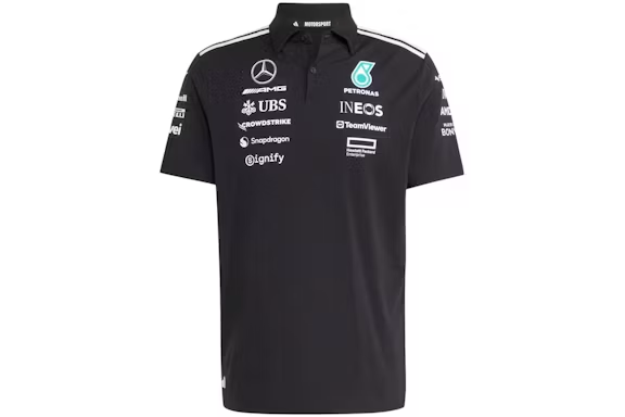 adidas Mercedes AMG Petronas Formula One Team Polo Black/White