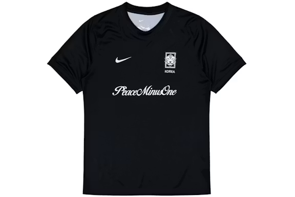 Nike x PEACEMINUSONE Korea KFA Academy Pro Football Top Black