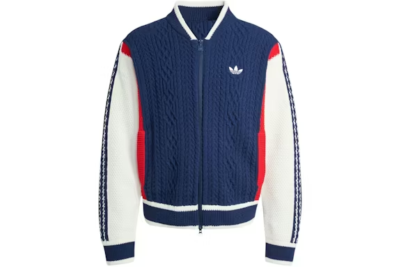adidas Retro Remix Cardigan Night Indigo Off White Better Scarlet