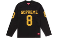 Supreme Affiliated L/S Football Top Black