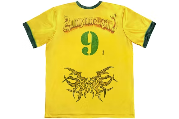 Travis Scott Brazil Soccer Jersey Yellow